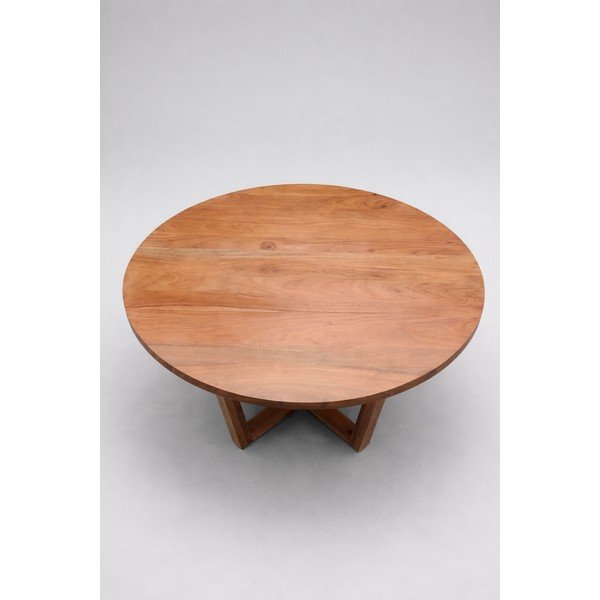 Kulatý jídelní stůl z masivu akácie ø 120 cm Nahla - II. jakost – Kave Home-image-3