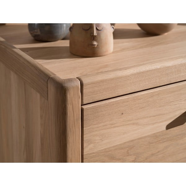 Dětská komoda z dubového dřeva v přírodní barvě 100x95x55 cm Forrest – Vipack-image-3