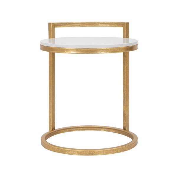 Kulatý odkládací stolek s mramorovou deskou  ø 40,5 cm Round Marble – Mauro Ferretti-image-3