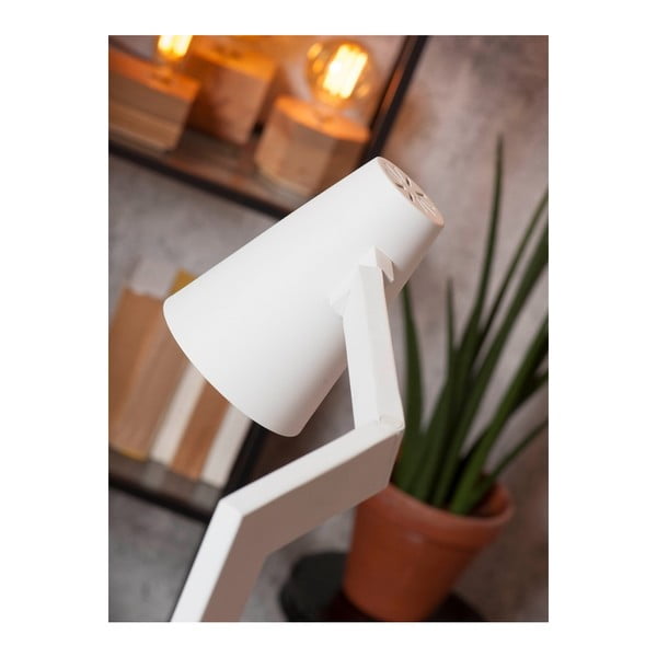 Bílá stojací lampa s kovovým stínidlem (výška 143 cm) Biarritz – it's about RoMi-image-4