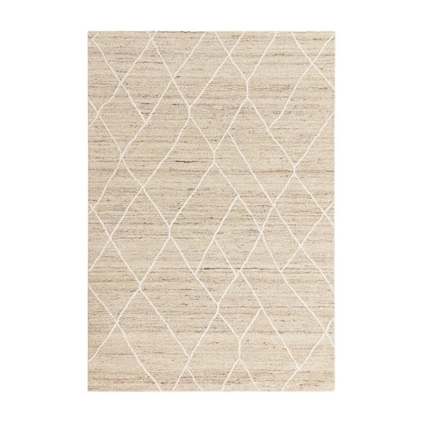 Vlněný koberec v přírodní barvě 160x230 cm Noah – Asiatic Carpets