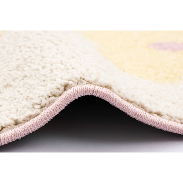 Žlutý/slonovinový dětský koberec 80x150 cm Dazzy Vanilla – FD-image-2