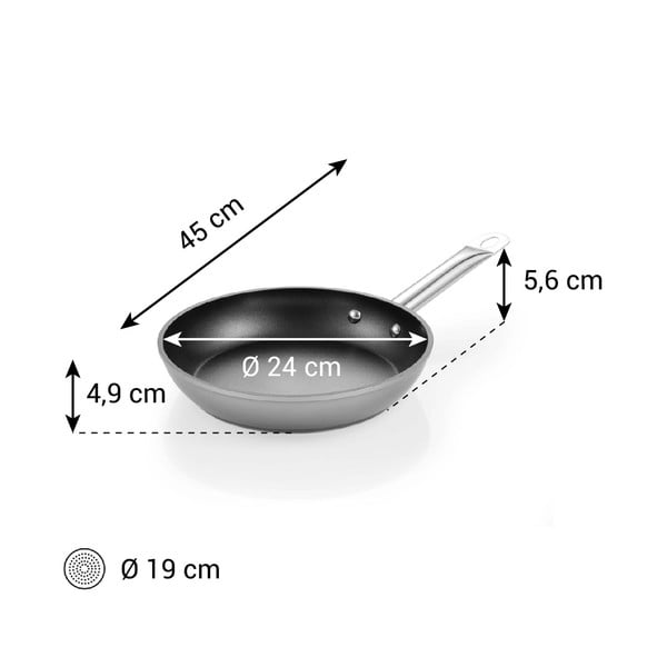 Hliníková pánev s nepřilnavým povrchem ø 24 cm GrandChef+ – Tescoma-image-1