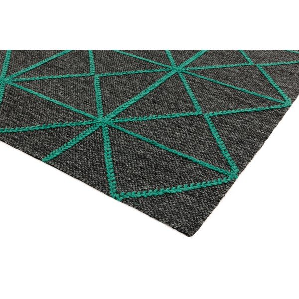Černo-zelený koberec Asiatic Carpets Prism, 200 x 290 cm-image-4