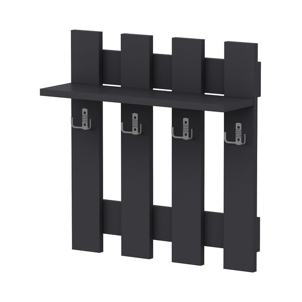 Černý nástěnný věšák Utica – Kalune Design-image-2