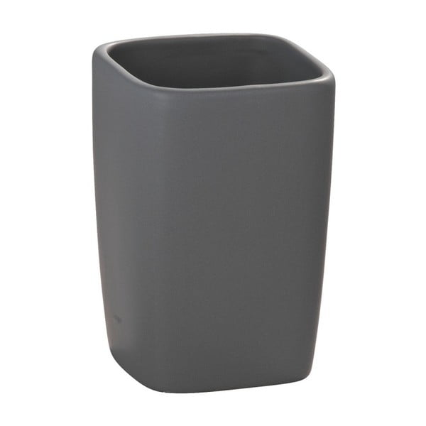 Šedý keramický kelímek na zubní kartáčky Wenko Faro-image-2