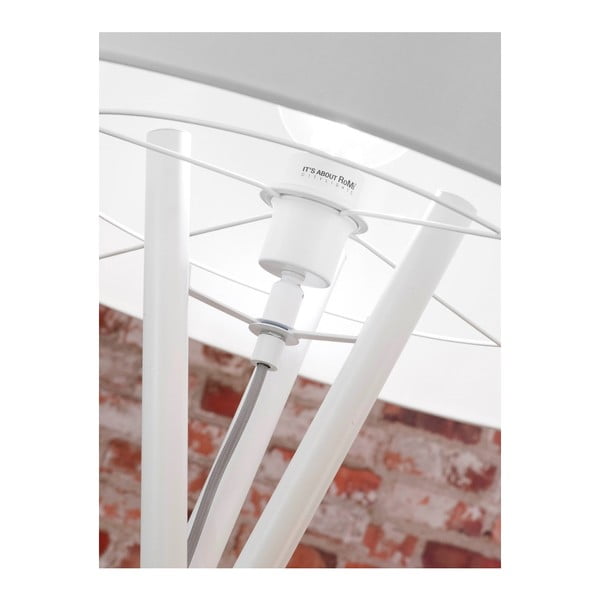 Bílá stojací lampa (výška 175 cm) Hampton – it's about RoMi-image-2