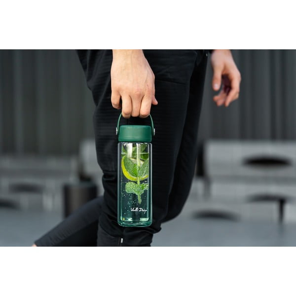 Zelená skleněná lahev 350 ml Fuori – Vialli Design-image-2