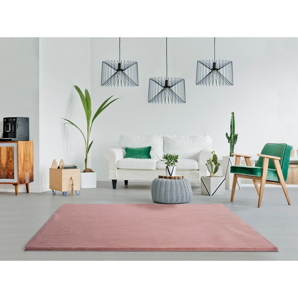 Růžový koberec Universal Fox Liso, 120 x 180 cm-image-1