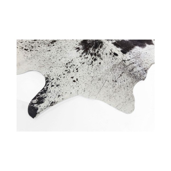 Bílo-hnědý koberec z hovězí kůže Kare Design Hide, 190 x 150 cm-image-1
