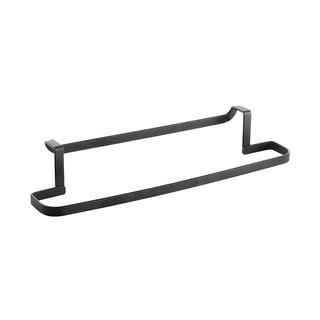 Černý závěsný držák na utěrku Metaltex Galileo Lava