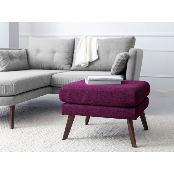 Fialový taburet Mazzini Sofas Elena-image-1
