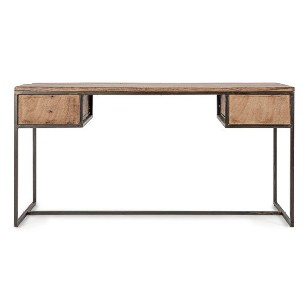 Pracovní stůl s deskou z akácie 60x150 cm Elmer – Bizzotto-image-2