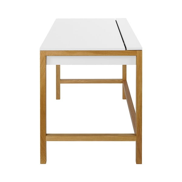 Pracovní stůl s bílou deskou Woodman NorthGate-image-3