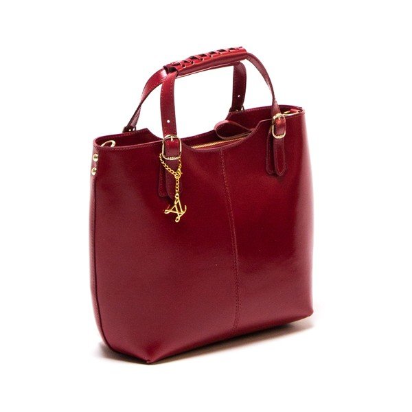 Kožená kabelka Luisa Vannini 3006 Rosso-image-2