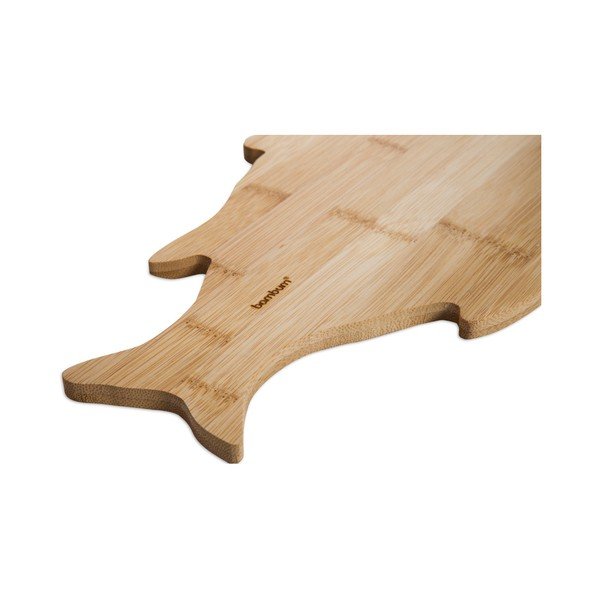 Servírovací podnos z bambusového dřeva ve tvaru ryby Bambum-image-2