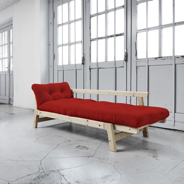 Rozkládací pohovka Karup Step Natural/Red-image-3