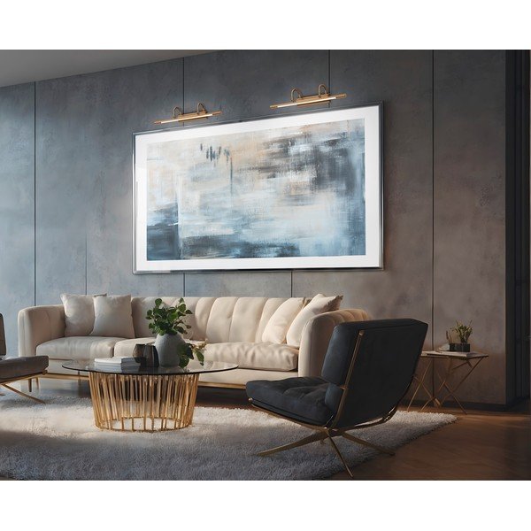 LED nástěnné svítidlo v mosazné barvě Cuadro – Trio-image-2