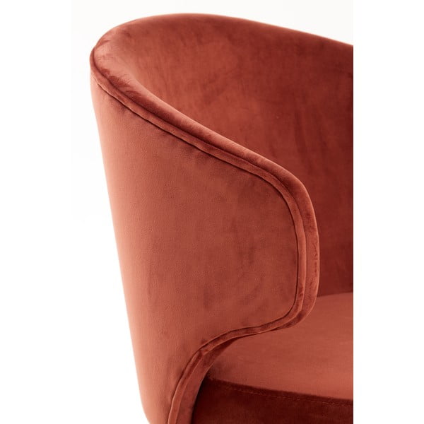 Světle červená čalouněná jídelní křesla v sadě 2 ks Kosaka – Light & Living-image-2