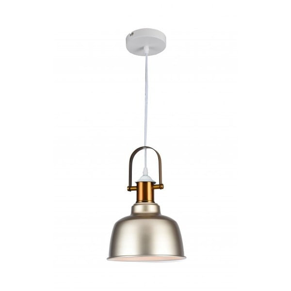 Béžové závěsné svítidlo s kovovým stínidlem ø 22 cm Zenit – GTV