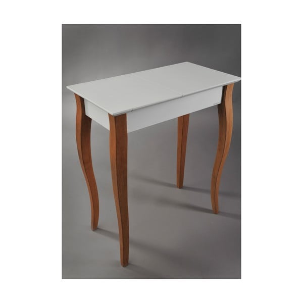 Bílý toaletní stolek se zrcadlem Ragaba Dressing Table, délka 65 cm-image-3