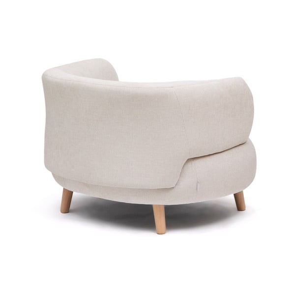 Béžové žinylkové křeslo Luisa – Kave Home-image-4