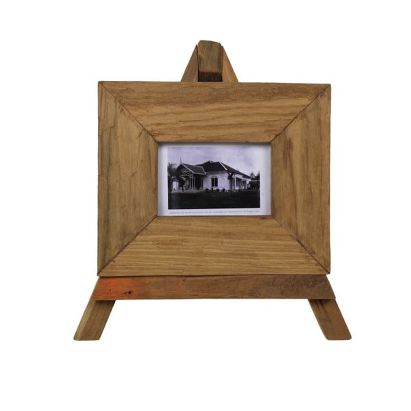 Rámeček na fotografie z teakového dřeva HSM Collection Nesia, 27 x 23 cm