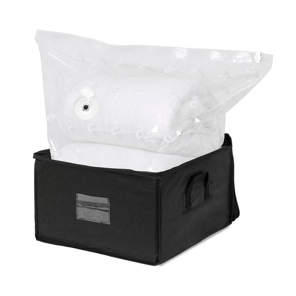 Černý úložný box se zapínáním na zip Compactor Compress Pack, 125 l-image-1