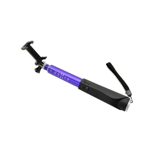 Modrá teleskopická selfie tyč Fixed v luxusním hliníkovém provedení-image-2