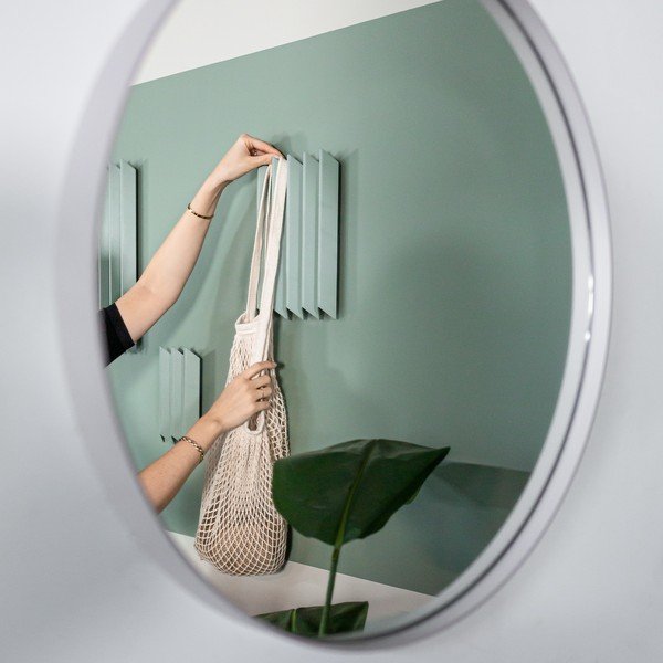 Šedozelený kovový nástěnný věšák 21 cm Sensu – Spinder Design-image-4