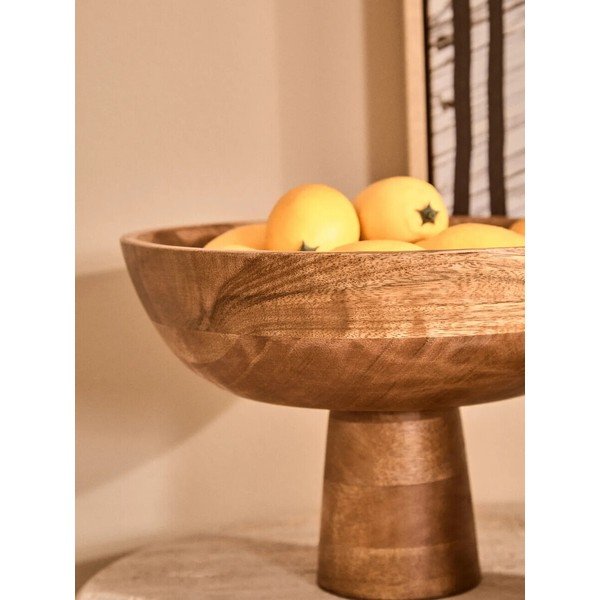 Dřevěná mísa v přírodní barvě ø 27 cm Kara – Premier Housewares-image-3