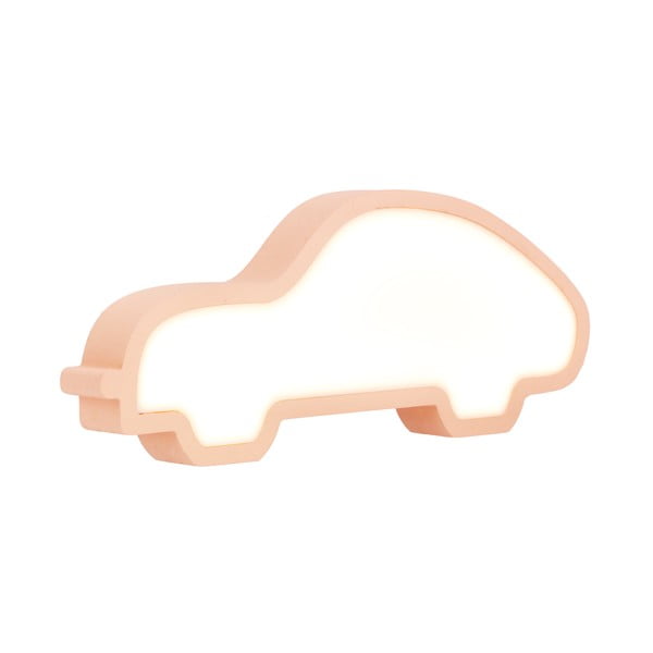 Růžová dětská lampička Car – Candellux Lighting-image-1