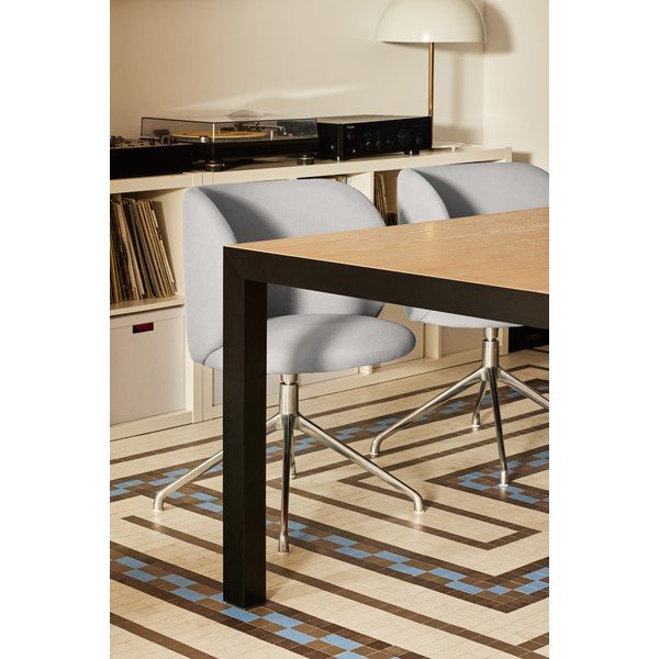 Jídelní stůl s deskou z dubového dřeva 75x180 cm Alma – Teulat-image-3