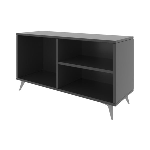 Antracitový TV stolek 100x54 cm Zisino – Kalune Design