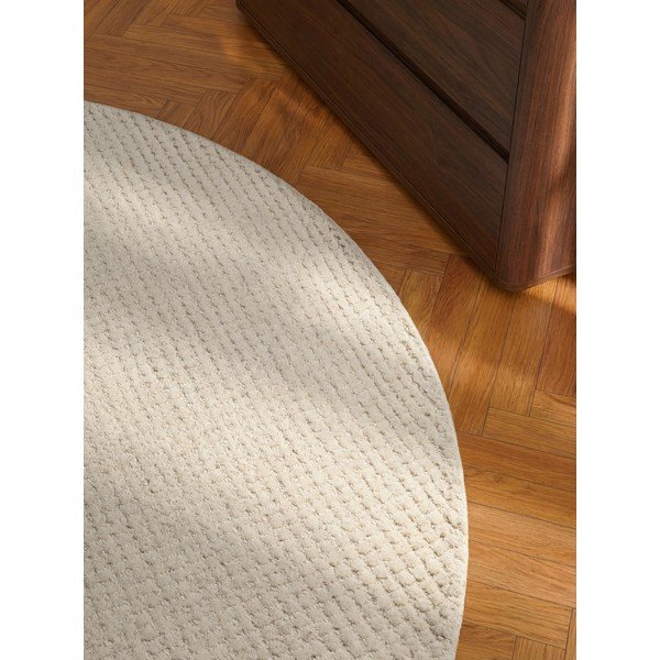 Krémový vlněný kulatý koberec ø 160 cm Eloise – Hanse Home-image-3