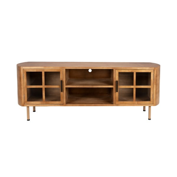 TV stolek z kaučukového dřeva v přírodní barvě 150x55x38 cm Yaz – White Label