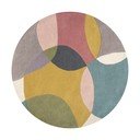 Ručně tkaný vlněný kulatý koberec ø 160 cm Glow Multi – Flair Rugs