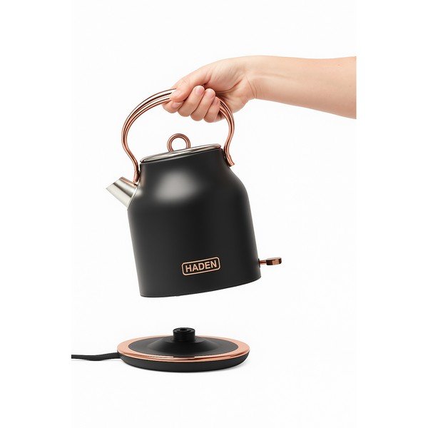 Černá rychlovarná konvice 1,7 l Heritage – Haden-image-4