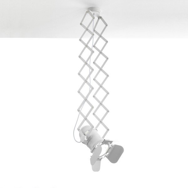 Závěsné svítidlo s pantografovým systémem Tomasucci Extension White-image-2