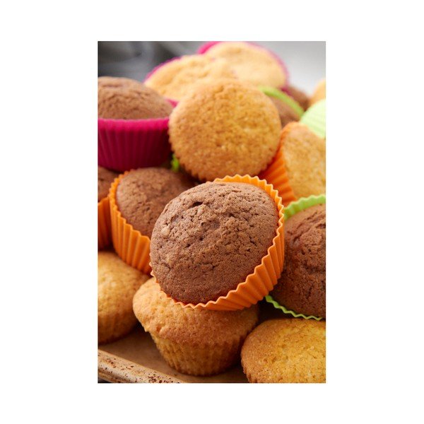 Sada 6 barevných silikonových formiček na muffiny Lékué, ⌀ 7 cm-image-4