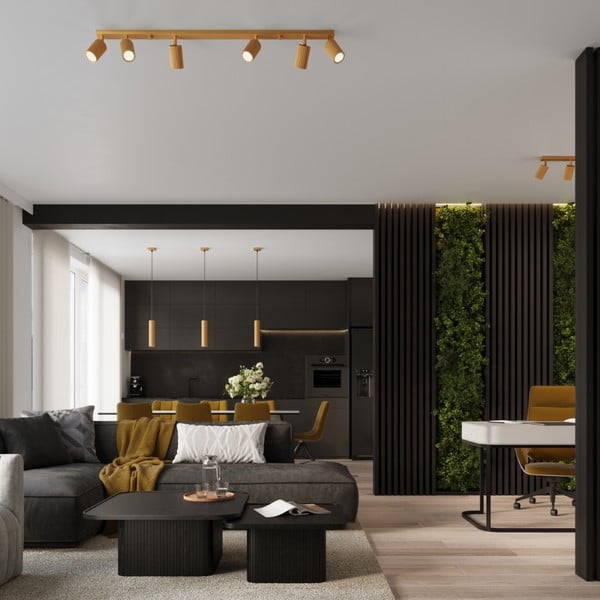 Bodové svítidlo ve zlaté barvě 6,5x117 cm Gleam – Sollux-image-1