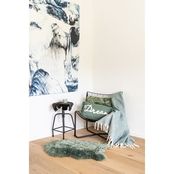 Zelená umělá kožešina Tiseco Home Studio Sheepskin, 60 x 90 cm-image-1