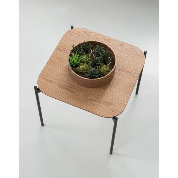 Konferenční stolek v dekoru dubového dřeva Marckeric Idara, šířka 50 cm-image-1