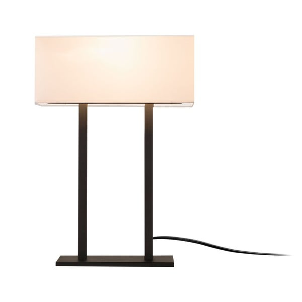 Bílo-černá stolní lampa (výška 52 cm) Salihini – Opviq lights
