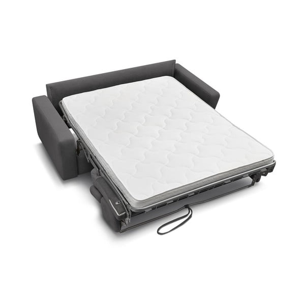 Tmavě šedá rozkládací pohovka 195 cm Monaco – Bobochic Paris-image-4