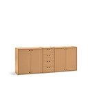 Komoda v přírodní barvě 197x80x40 cm Wally – Teulat
