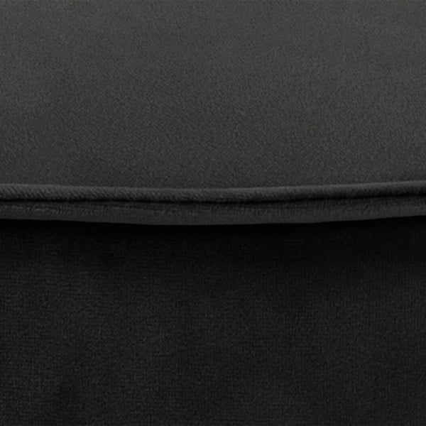 Hnědošedý sametový puf Actona Mie, ⌀ 60 cm-image-4