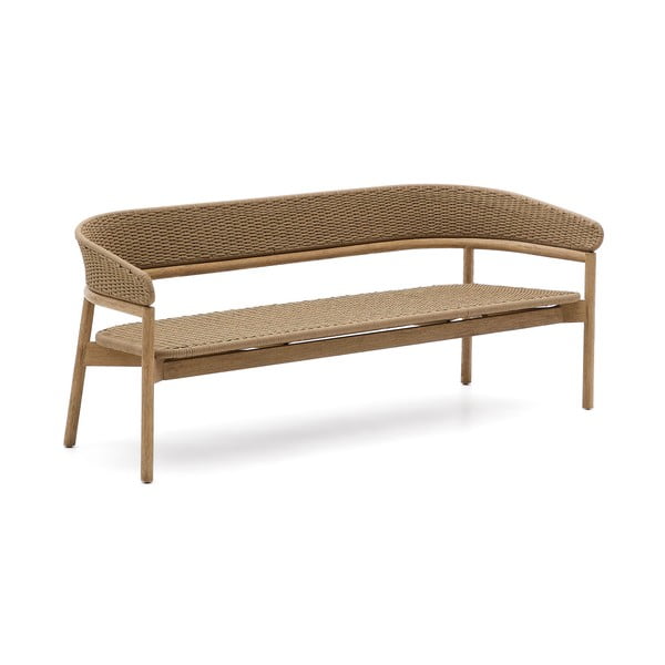 Zahradní pohovka z masivu akácie v béžové a přírodní barvě Arinella – Kave Home