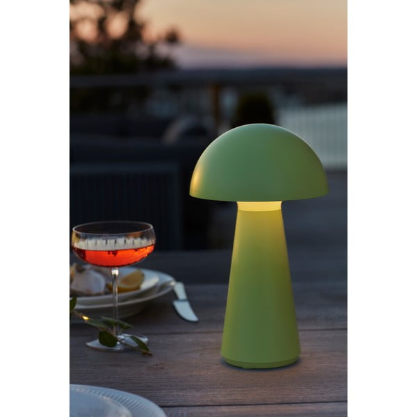 Zelená LED stolní lampa na dálkové ovládání (výška 28 cm) Sam – Sirius-image-1