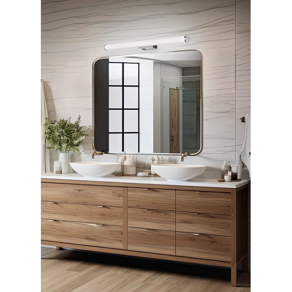 LED nástěnné svítidlo v leskle stříbrné barvě Mattimo – Trio-image-1